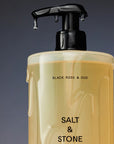 Salt & Stone Melnās rozes & agarkoka ķermeņa kopšanas rituāla komplekts