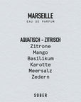 SOBER smaržas MARSEILLE, 50 ml