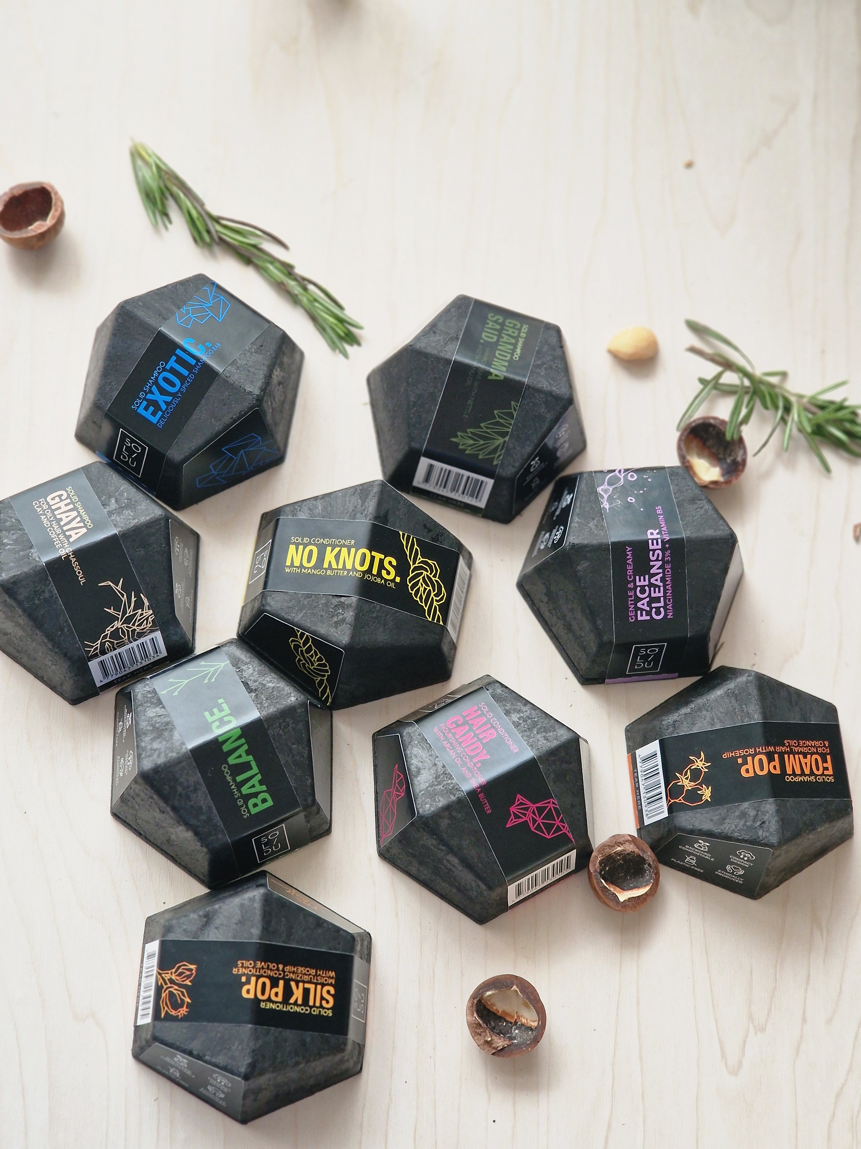 SOLIDU cietais matu kondicionieris HAIR CANDY, 55g