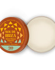 Sol de Ibiza saules aizsargrēms sejai uz ķermenim skārda trauciņā ar SPF 30, 100g