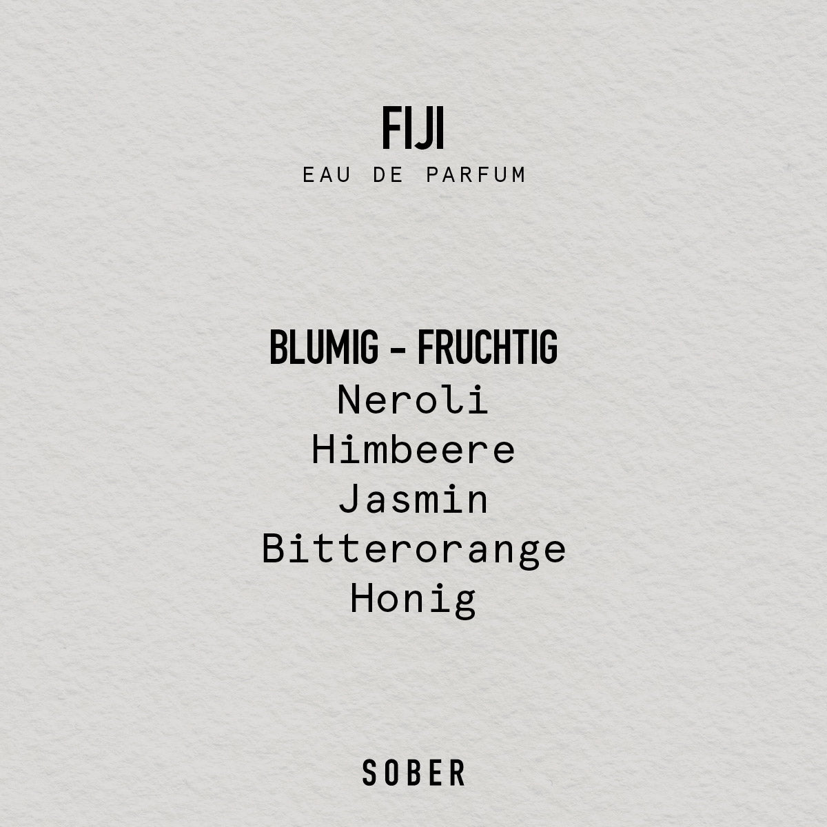 SOBER smaržas FIJI, 50 ml