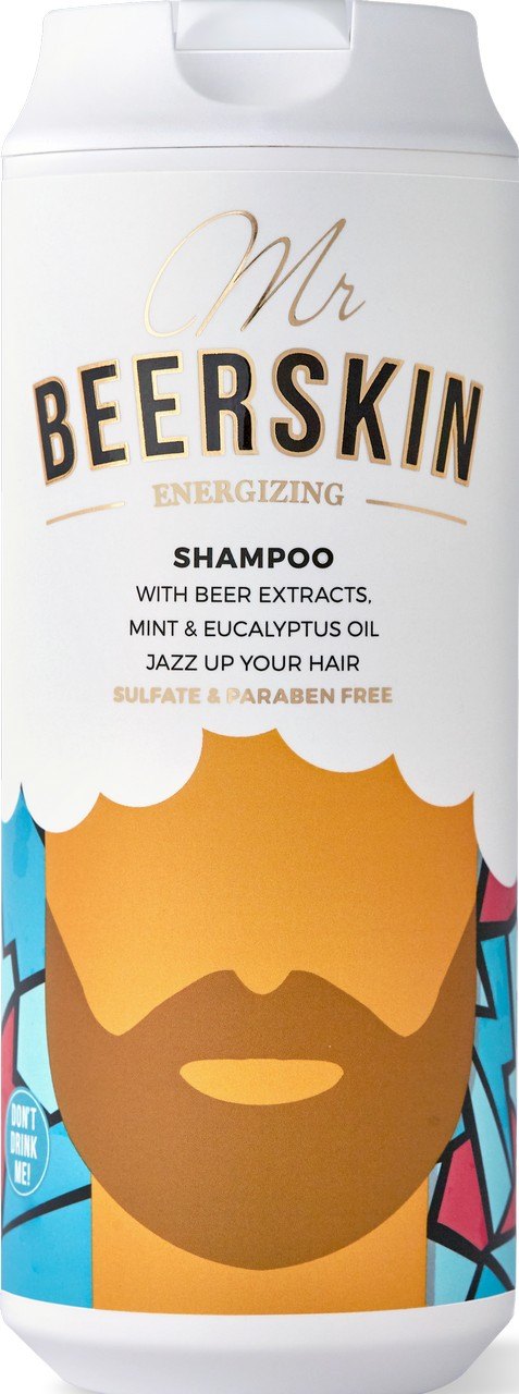 Ms. Beerskin enerģiju piešķirošs šampūns.