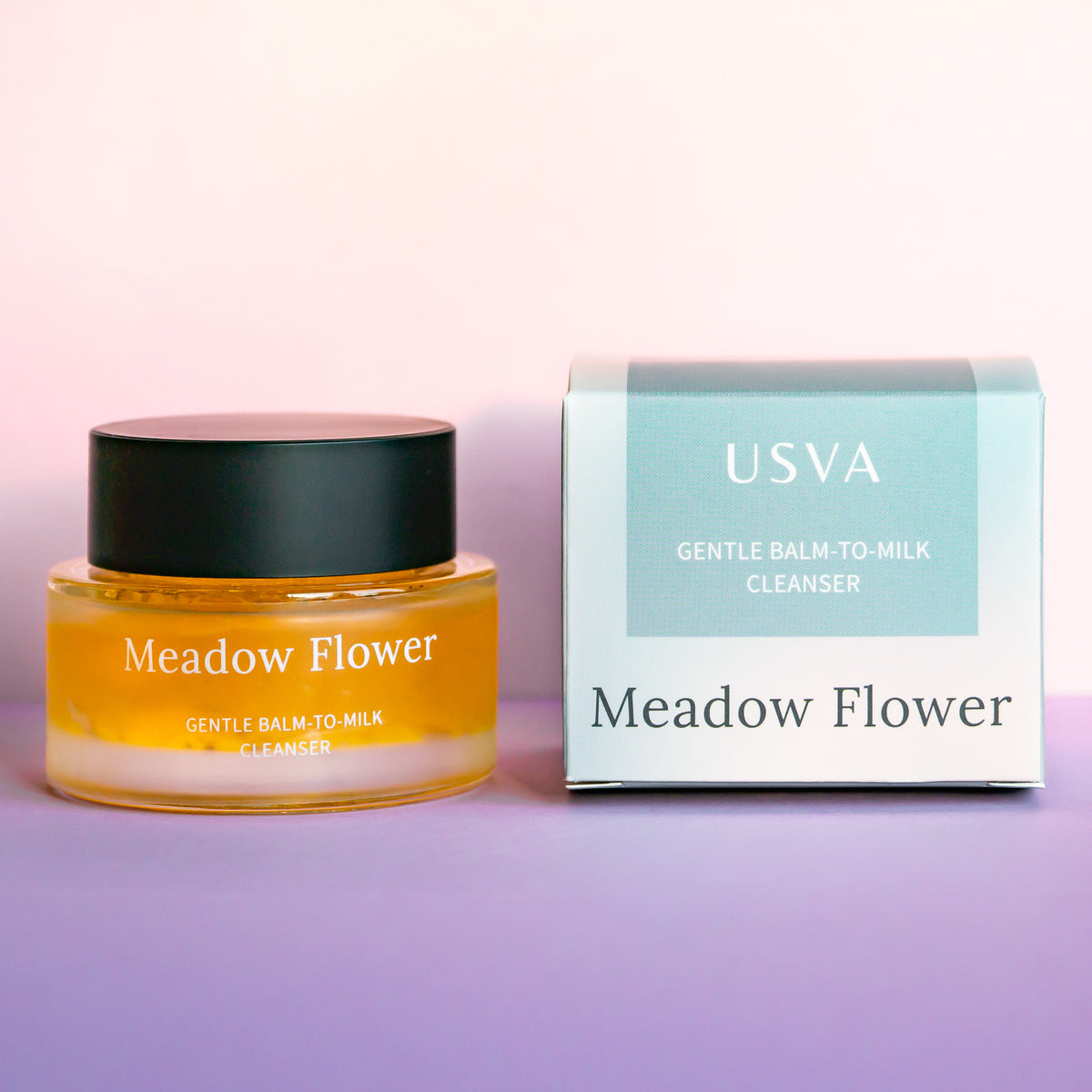 Usva Usva cosmetics Meadow Flower Gentle Balm-to-Milk sejas attīrīšanas līd